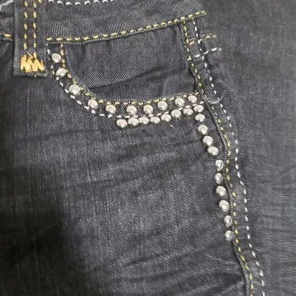 Coogi Embellished Dark Jeans Size 7/8 - Picture 6 of 10